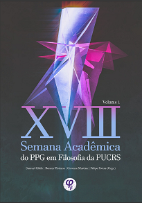 XVIII Semana Acadêmica Do PPG Em Filosofia Da PUCRS Vol. I
