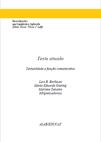Os trabalhos aqui publicados foram inicialmente apresentados no V Congresso Brasileiro de Linguística Aplicada, realizado em Porto Alegre em 1998.