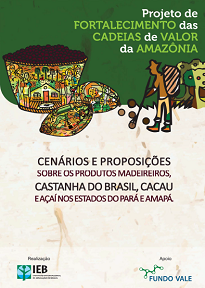 O documento apresenta os resultados do Projeto Fortalecimento das Cadeias de Valor na Amazônia que buscou analisar as cadeias de produtos florestais.
