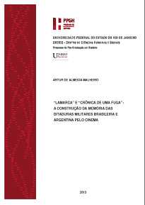 A obra nvestiga e compara a construção da memória das ditaduras brasileira e argentina a partir de dois filmes: Lamarca e Crônica De Uma Fuga.