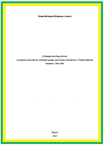 A Ditadura Dos Empreiteiros estuda as empresas nacionais da indústria de construção pesada ao longo da ditadura civil-militar brasileira (1964-1985).