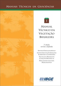 Manual Técnico Da Vegetação Brasileira, o tema vegetação, para fins de estudo, pesquisa e mapeamento, é abordado em quatro capítulos.
