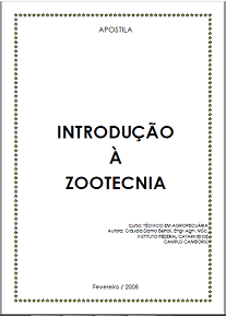 Zootecnia é a ciência aplicada que estuda e aperfeiçoa os meios de promover a adaptação econômica do animal ao ambiente criatório e deste ambiente ao animal.