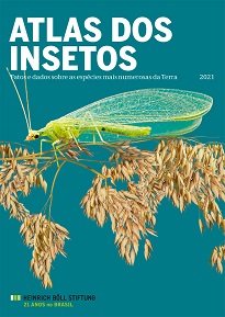 O Atlas apresenta dados e fatos sobre os insetos no contexto brasileiro e mundial, destacando os efeitos-cascata do declínio desses animais.